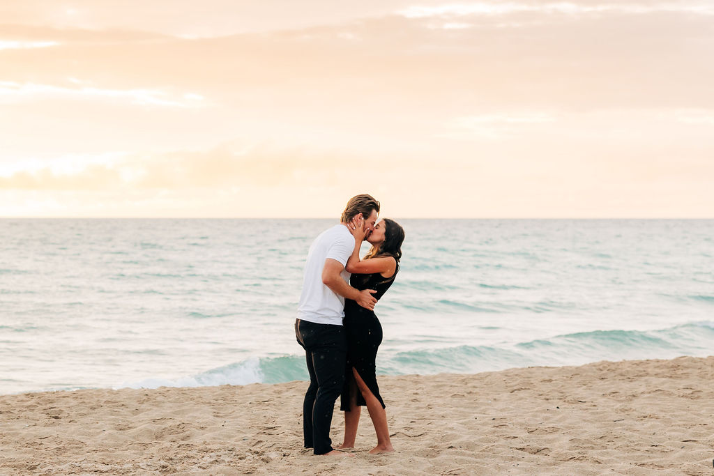 Nick and Olivia Sleeping Bear Proposal North Lake Bar